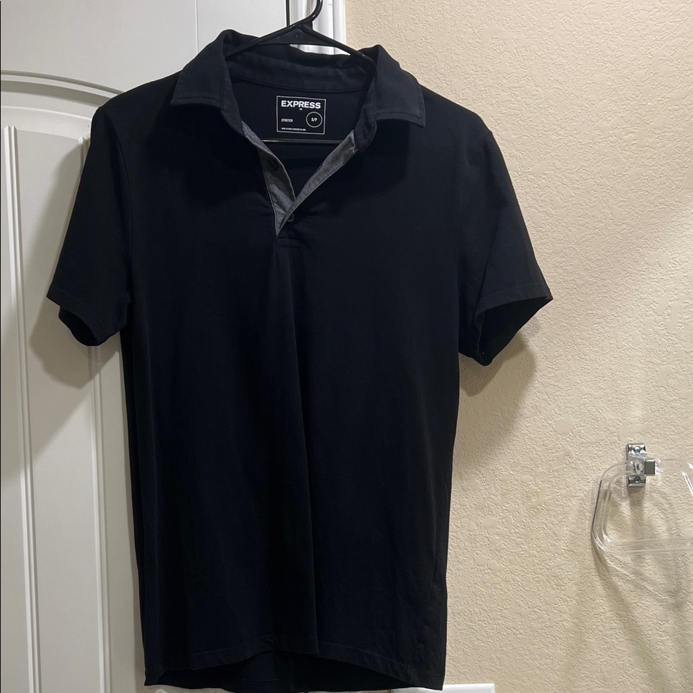 Express Men's Polo Shirt in Black